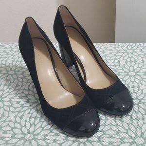 Ann Taylor Quilted Block Heels
